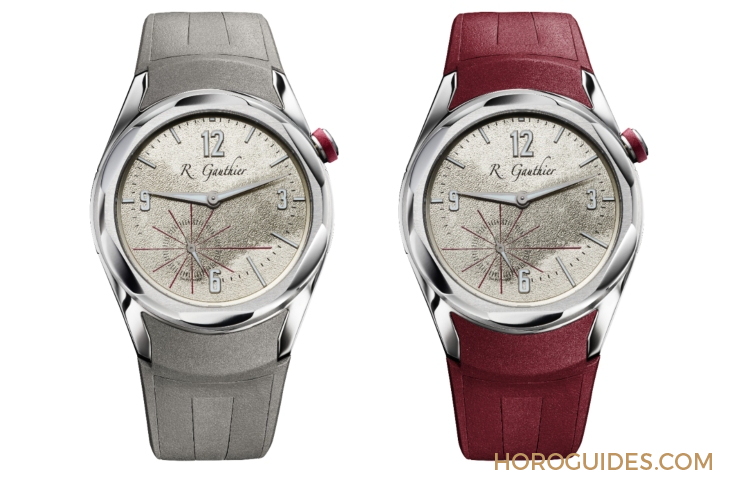 Romain Gauthier C系列推出第五代鈦金屬新作! 獨特的手工鑿刻紋理香檳面-復(fù)刻表