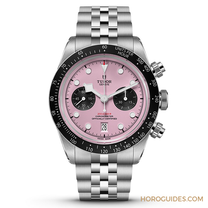 TUDOR - 顛覆傳統(tǒng)的粉紅熊貓！帝舵表TUDOR 發(fā)表Black Bay Chrono