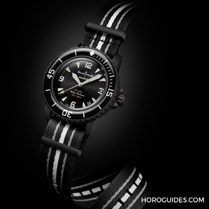 SWATCH - 太驚喜！更貼近五十噚腕表神韻的黑色調(diào)Blancpain × Swatch聯(lián)名表款「Ocean of Storm」現(xiàn)身