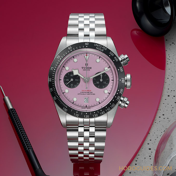 TUDOR - 顛覆傳統(tǒng)的粉紅熊貓！帝舵表TUDOR 發(fā)表Black Bay Chrono