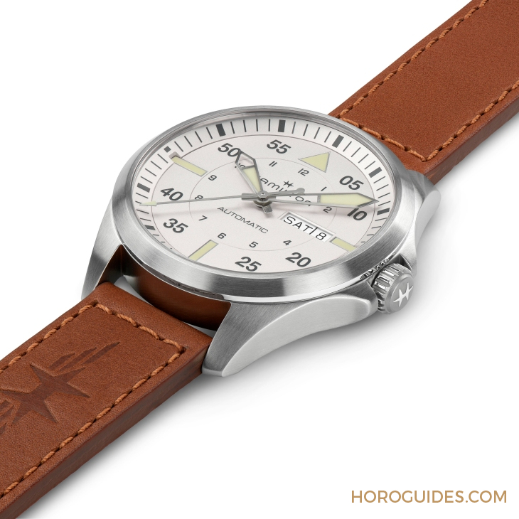 HAMILTON - 設(shè)計(jì)微調(diào)、新增尺寸，HAMILTON Khaki Aviation Pilot系列七款新作再現(xiàn)軍風(fēng)