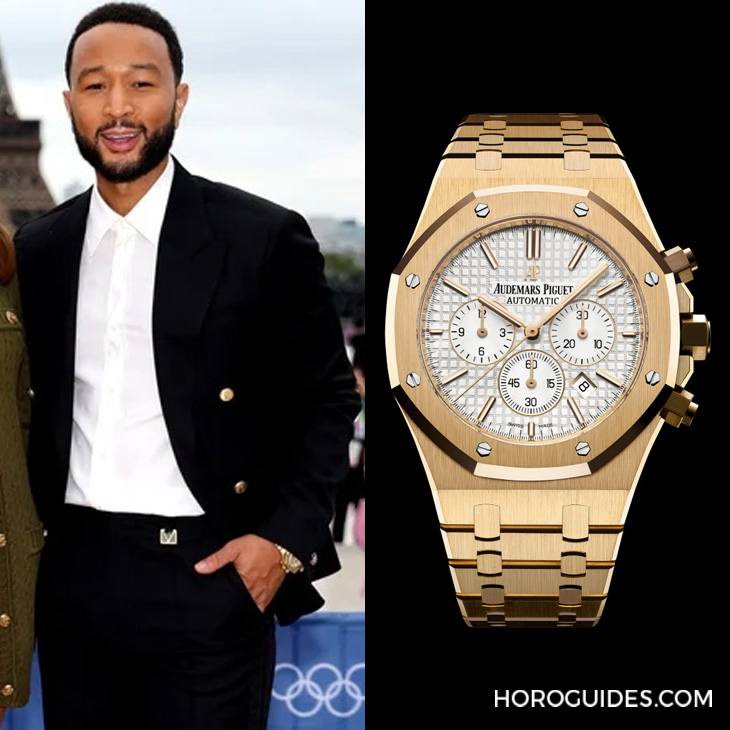 AUDEMARS PIGUET - ROYAL OAK - 15407ST. OO.1220ST.02 - 直擊 ！ 名人現(xiàn)身2024巴黎奧運戴什么表