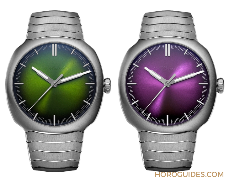 H. MOSER & CIE - STREAMLINER - 6201-1200 - 青龍升級回歸、夢幻紫色同步亮相|H. MOSER & CIE. Streamliner Centre Seconds Matrix Green