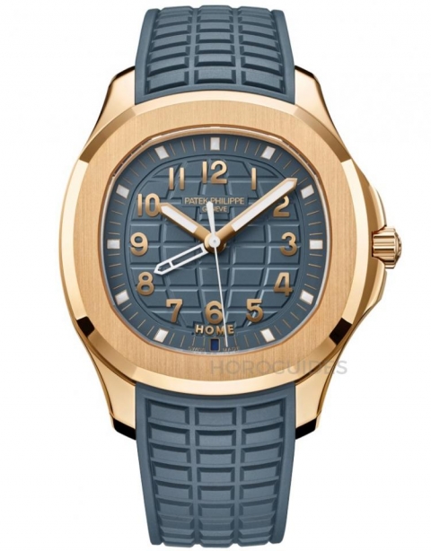 PATEK PHILIPPE - NAUTILUS - 5980/60G-001 - 年輕活力風的表王！ 盤點PATEK PHILIPPE百達翡麗藍灰色調腕表