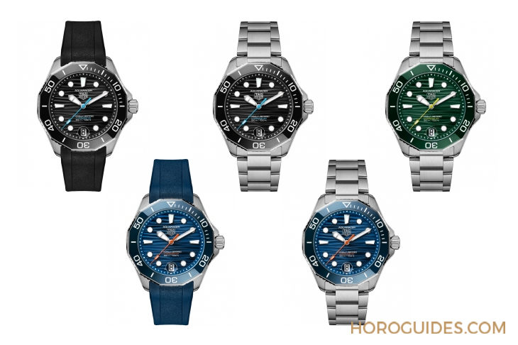 TAG HEUER - 潛水猛將升級！ TAG HEUER推出全新Aquaracer Professional 300日期腕表與GMT腕表