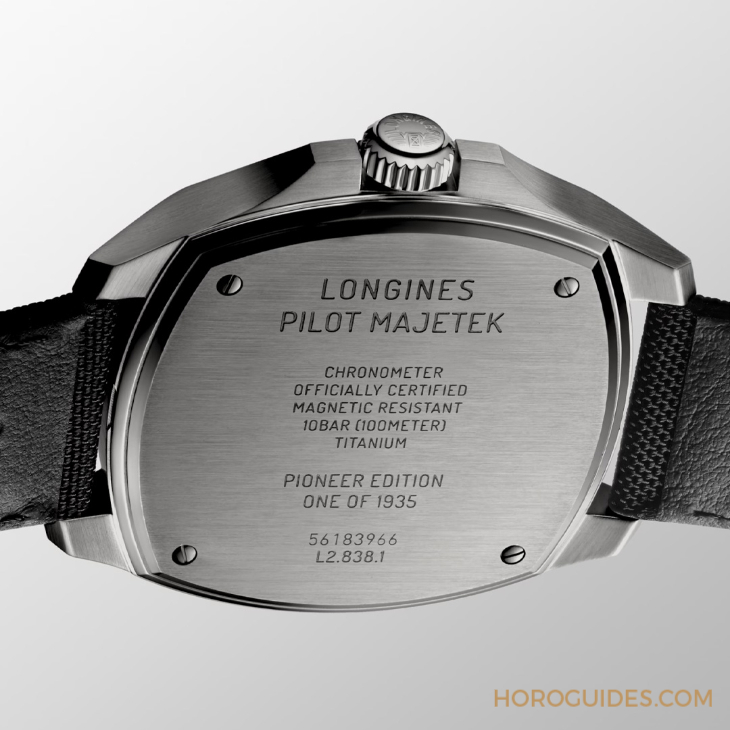 浪琴24年推出Pilot Majetek限量版五級鈦金屬手表-復刻表