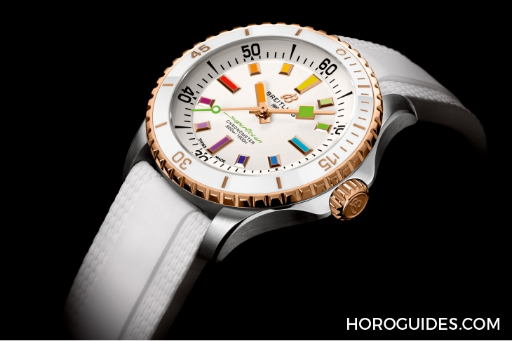 BREITLING - 彩虹時(shí)標(biāo)面、46mm千米深潛新表同步現(xiàn)身|BREITLING Superocean系列新表