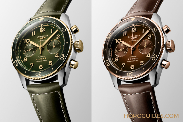 LONGINES - SPIRIT - L3.802.1.53.6 - LONGINES Spirit再掀熱潮！ Spirit Zulu Time鈦金屬腕表與計(jì)時(shí)秒表間金新色登場(chǎng)