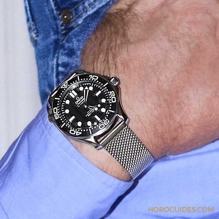 OMEGA - SEAMASTER - 210.30.42.20.03.002 - 007手腕再次提前曝光新作？ 巴黎奧運會謎樣的OMEGA Seamaster黑面無日期款