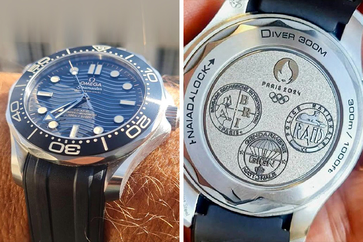 OMEGA - SEAMASTER - 210.30.42.20.03.002 - 007手腕再次提前曝光新作？ 巴黎奧運會謎樣的OMEGA Seamaster黑面無日期款