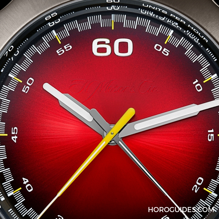 H. MOSER & CIE - STREAMLINER - 6907-1201 - 紅黃雙杰，競(jìng)速新章|H. MOSER & CIE.推出Streamliner自動(dòng)飛返計(jì)時(shí)秒表Alpine限量版