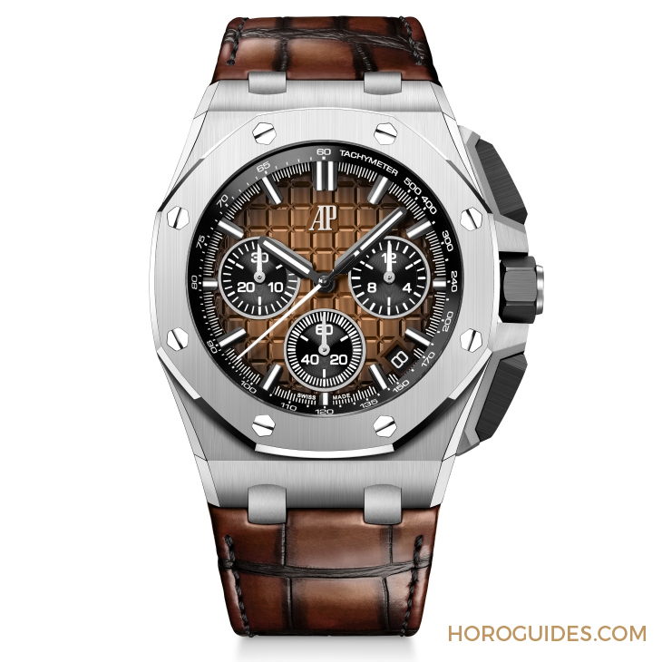 AUDEMARS PIGUET - ROYAL OAK OFFSHORE - 77605OK. OO. A101CA.01 - 捕捉夏日氛圍，愛彼Royal Oak Offshore自動(dòng)表及自動(dòng)上鏈計(jì)時(shí)碼表三款新作亮相