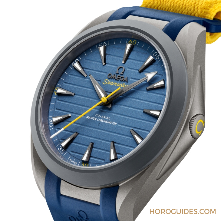 OMEGA - SEAMASTER - 220.92.41.21.03.002 - 超輕鈦金！ OMEGA為奧運(yùn)金牌得主Armand Duplantis推出新款Seamaster Aqua Terra Ultra Light