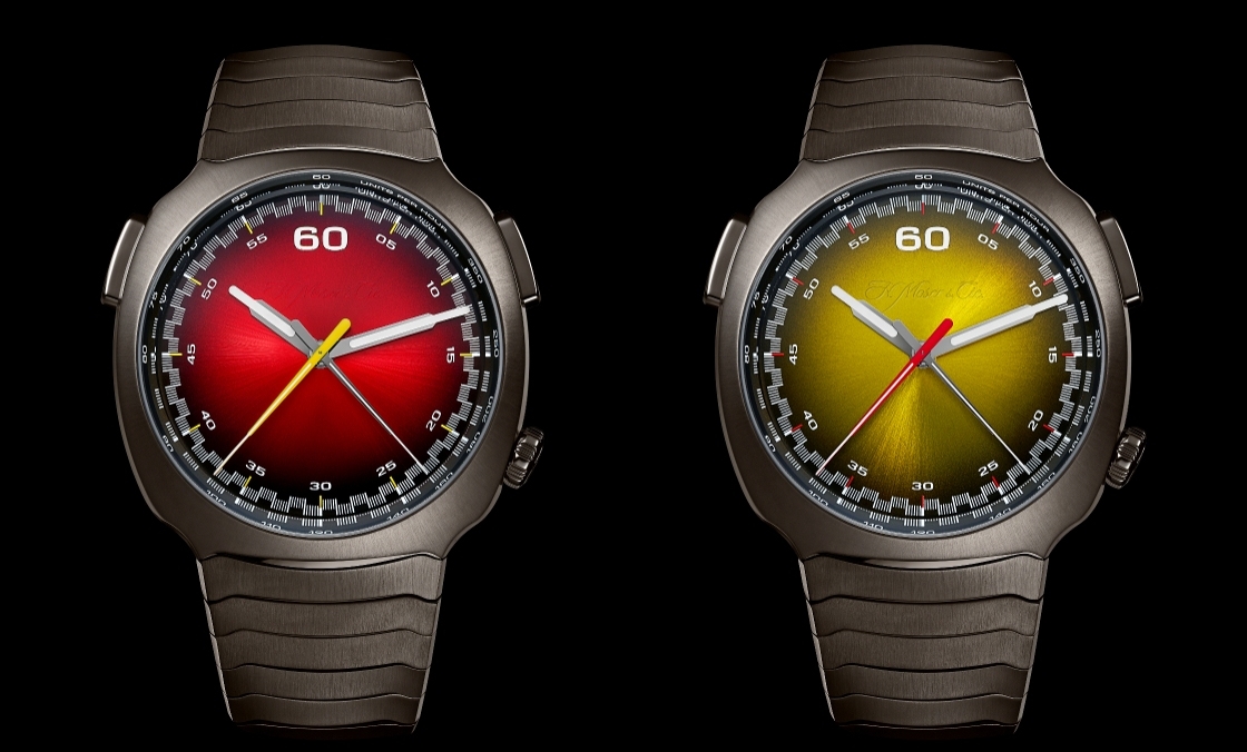 H. MOSER & CIE - STREAMLINER - 6907-1201 - 紅黃雙杰，競(jìng)速新章|H. MOSER & CIE.推出Streamliner自動(dòng)飛返計(jì)時(shí)秒表Alpine限量版