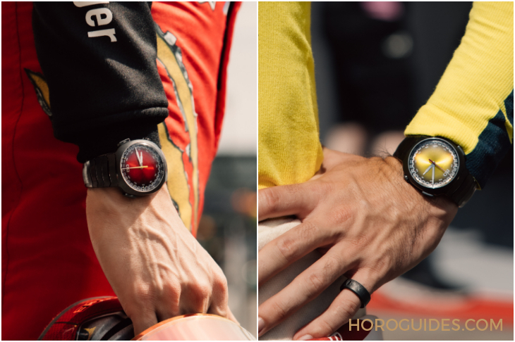 H. MOSER & CIE - STREAMLINER - 6907-1201 - 紅黃雙杰，競(jìng)速新章|H. MOSER & CIE.推出Streamliner自動(dòng)飛返計(jì)時(shí)秒表Alpine限量版